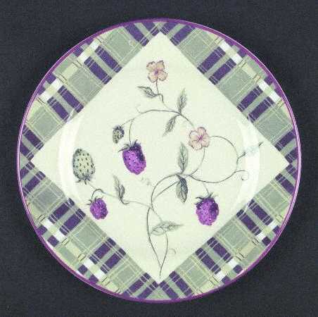 Sweet Briar Rose Salad Plate