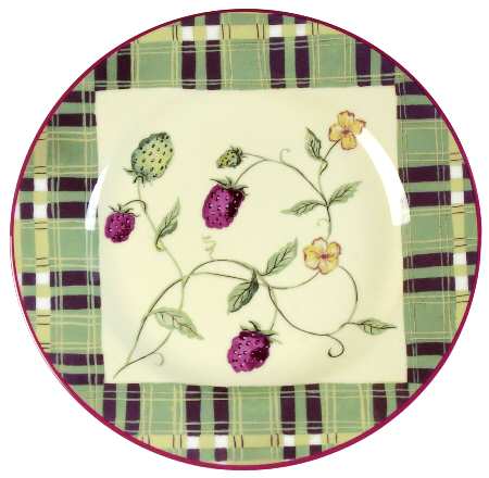 Sweet Briar Rose Salad Plate