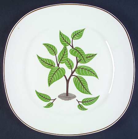 Coffee Tree (Brown Ring) Dinner Plate