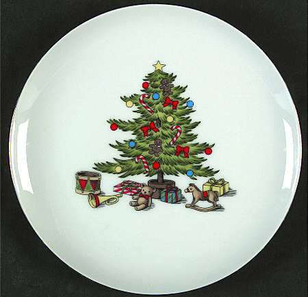 Holiday Hostess (Trim, No Gold Band) Salad Plate