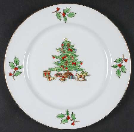 Holiday Hostess (Trim, No Gold Band) Salad Plate