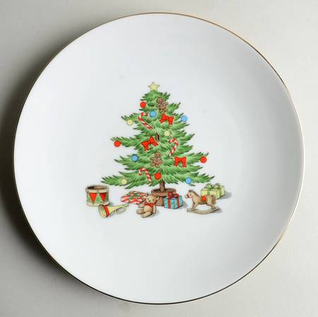 Holiday Hostess (Trim, No Gold Band) Salad Plate