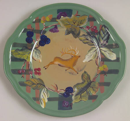 Beloved Country Salad/Dessert Plate