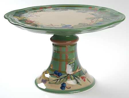 Beloved Country 11" Diameter Pedestal Cake Stand