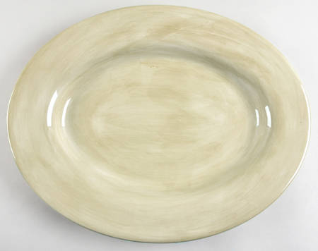Espana Sage (Round, Light Green) 18" Oval Serving Platter