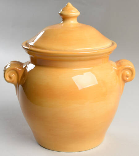 Espana Butter (Paint Brush, TTop Life Bk) Medium Canister & Lid