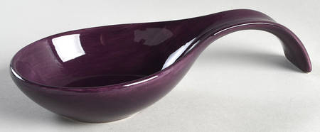 Espana Plum Spoon Rest/Holder (Holds 1 Spoon)