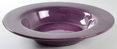Espana Plum 14" Pasta Serving Bowl
