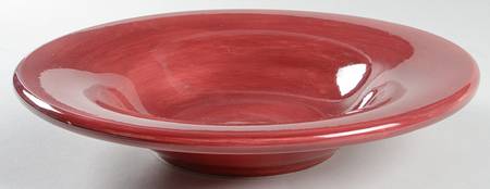 Espana Cherry (Red) 12" Individual Pasta Bowl
