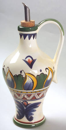 Deruta Oil Jar & Drizzle Spout