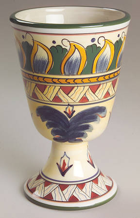 Deruta 12 Oz China Goblet