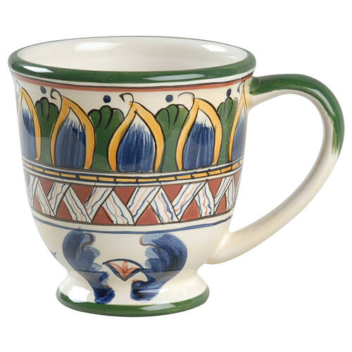 Deruta Footed Mug