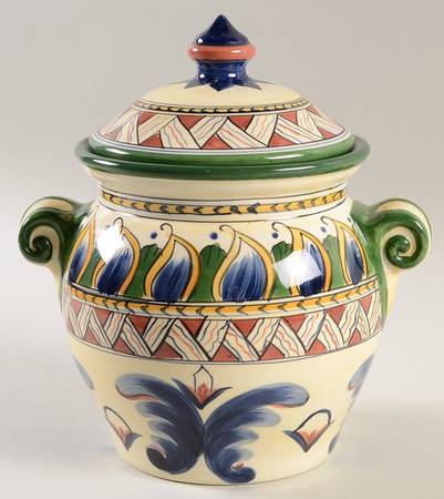Deruta Medium Canister & Lid