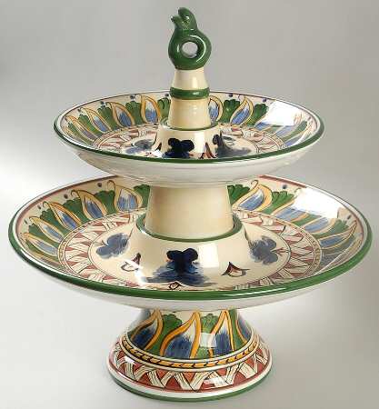 Deruta 2 Tier 1 Piece Server