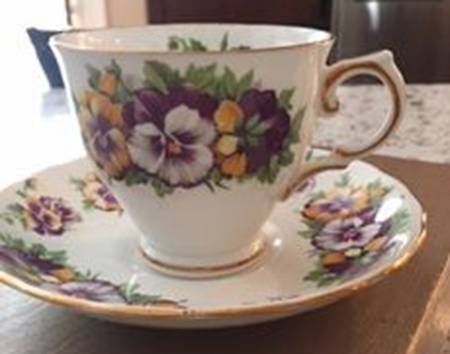 C9449 Footed Cup & Saucer Set