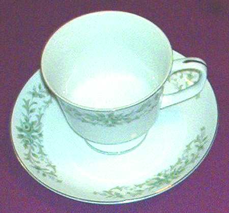 TOI2 Footed Cup & Saucer Set