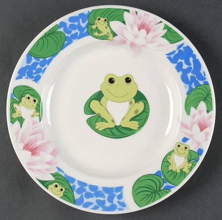 Frog Salad Plate