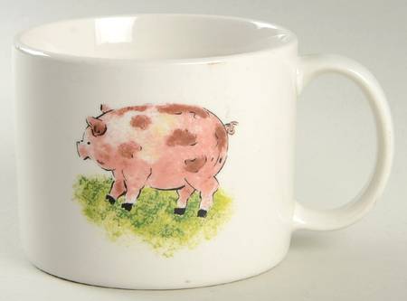 Country Barn Pig Soup Mug