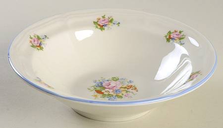 Victoria White Rim Soup Bowl