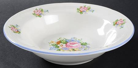 Victoria White 9" Round Vegetable Bowl by Tabletops Unlimited