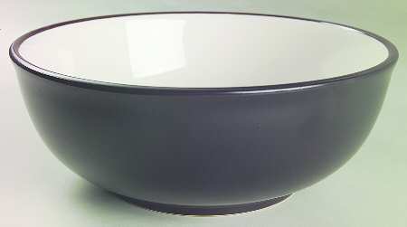 Cassina Black 11" Large Salad Serving Bowl