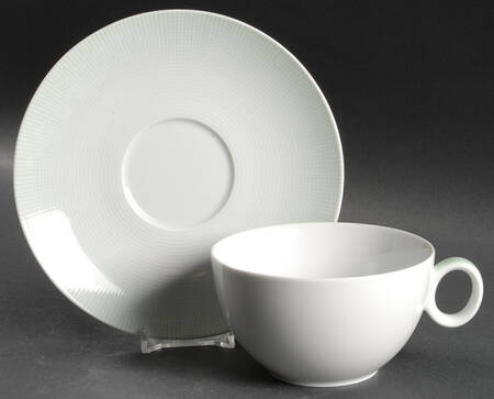 Loft Circle Flat Cup & Saucer Set