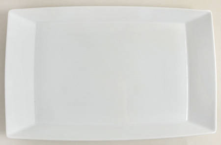 Loft White 15" Rectangular Serving Platter
