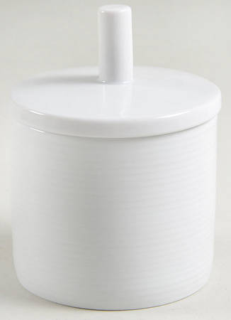 Loft White Sugar Bowl & Lid
