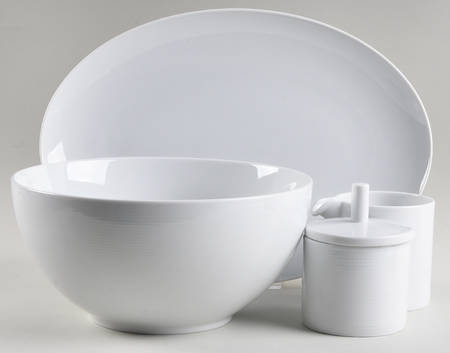 Loft White 5 Piece Hostess Set