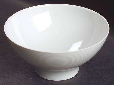 Loft White 4" Footed Bowl