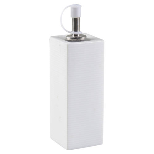 Loft White Vinegar Cruet and Stopper