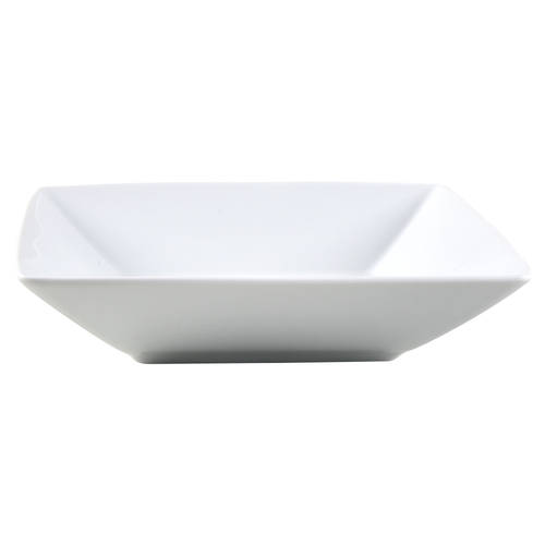 Loft White 8" Individual Square Pasta Bowl
