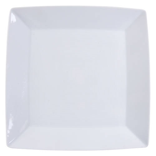Loft White Square Dinner Plate
