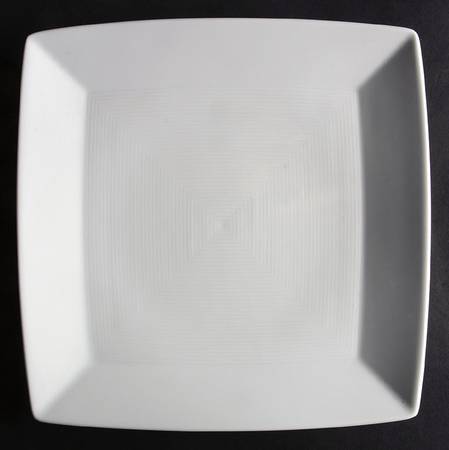 Loft White Square Luncheon Plate