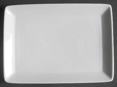 Loft White 7" Rectangular Tray