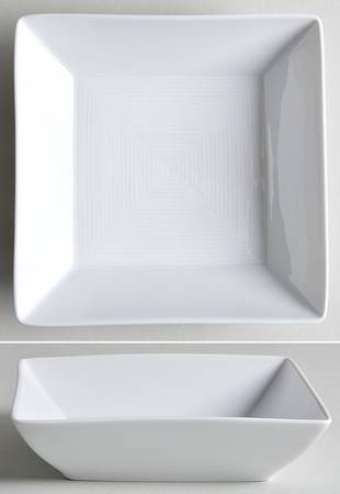 Loft White Square Fruit/Dessert (Sauce) Bowl