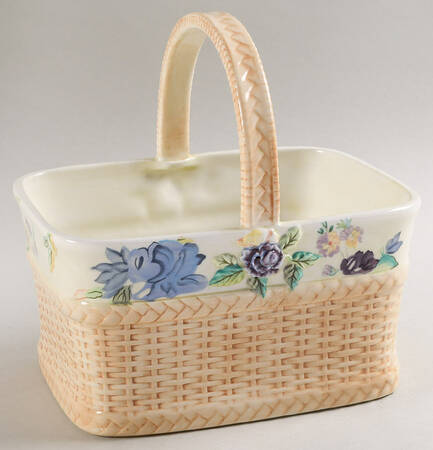 Cottage Rose Large Basket