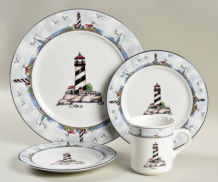 Coastal Lighthouse 32  Piece Estate Set