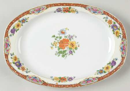 THU244 12" Oval Serving Platter