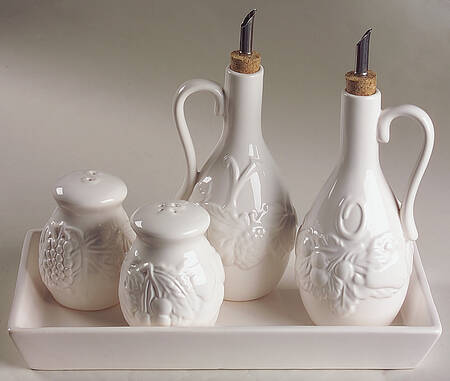 Nature (7 Piece) Condiment Set (OJA,VJA,SAP,TRACO)