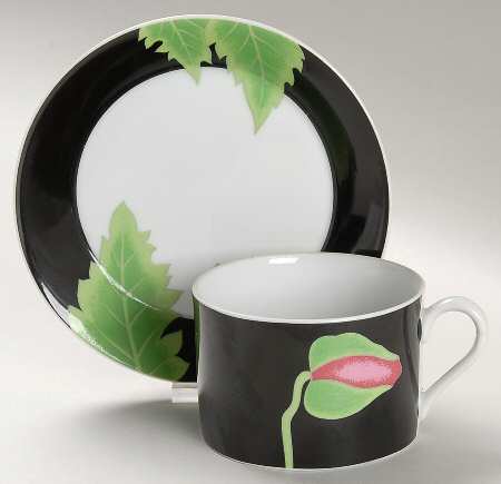 Miyako Flat Cup & Saucer Set