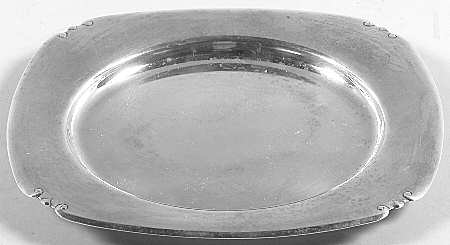 22310 (Sterling, Hollowware) Sterling Cookie Plate