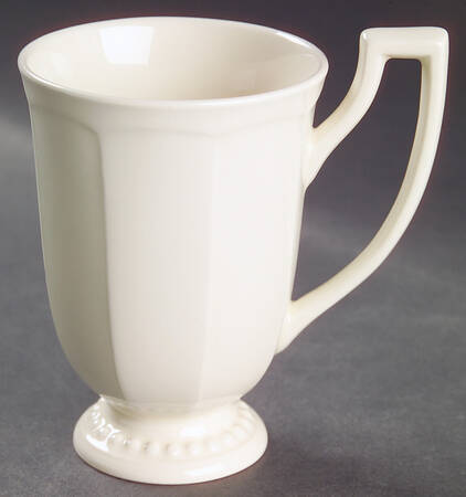 Venice White (Off White) Footed Mug