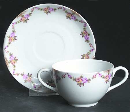 TRV355 Footed Bouillon Cup & Saucer