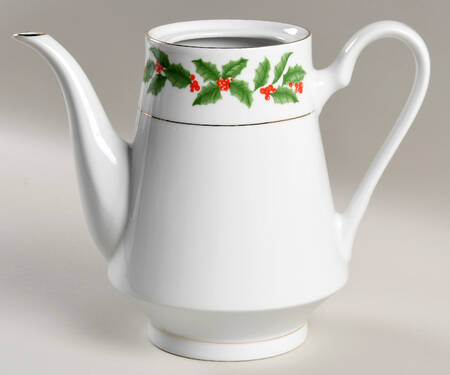 Holly (Verge) Coffee Pot No Lid
