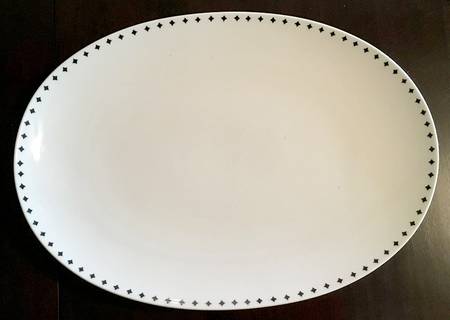THO271 12" Oval Serving Platter