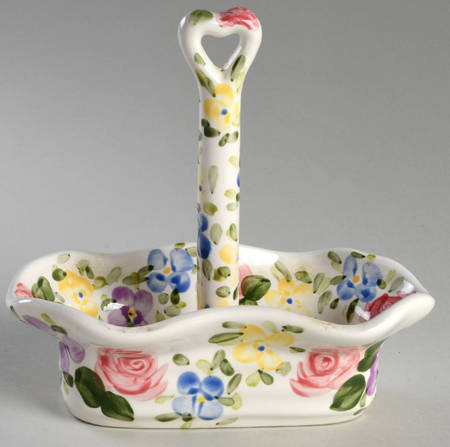 English Garden Tray for Salt and Pepper Set