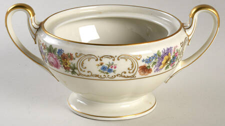 Wettin (Scalloped) Sugar Bowl No Lid