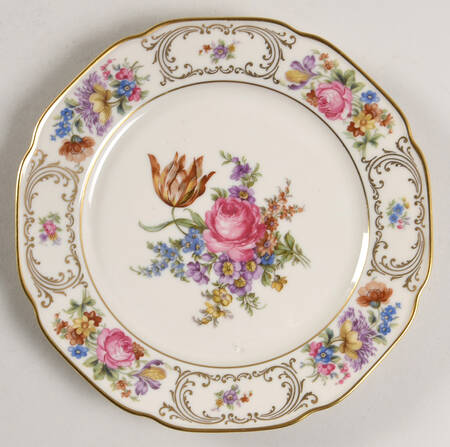 Wettin (Scalloped) Salad Plate