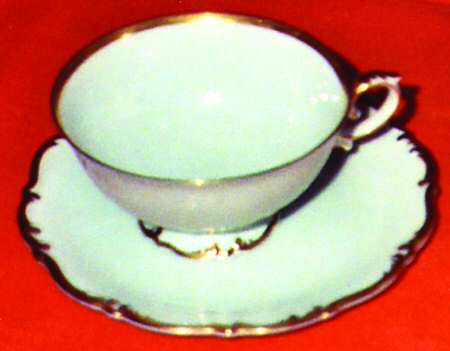 TIR322 Footed Cup & Saucer Set
